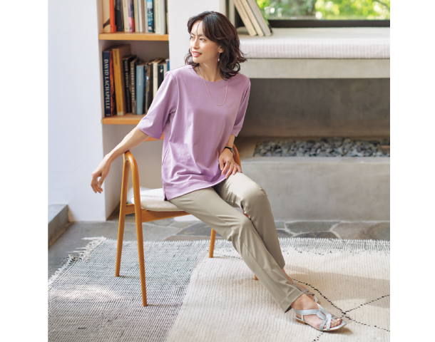 爽やかスリム・３Ｄパンツ